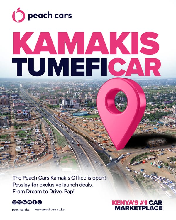 Peach Cars is Now in Kamakis!